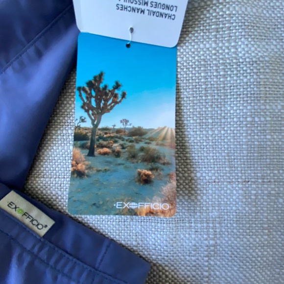 Exofficio Womens Blue Heron UPF 50 Travel Fishing Outdoor Mesh Vented Shirt-Sz-S - Picture 9 of 16